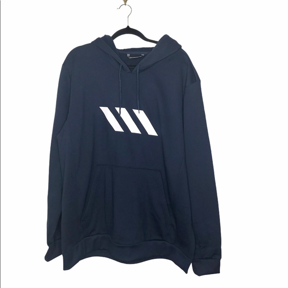 NWT Adidas Men’s Sport French Terry Fleece Hoodie - Picture 3 of 8